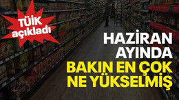 Haziran ayında bakın en çok ne yükselmiş